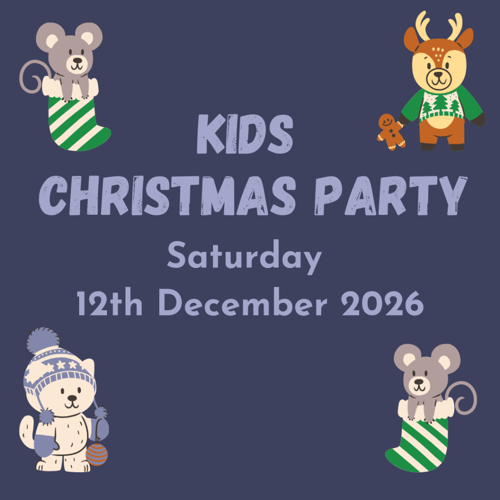 Kids Christmas Party poster for 12 December 2026