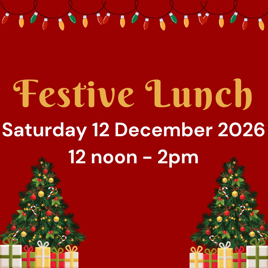 Festive Lunch poster for 12 December 2026