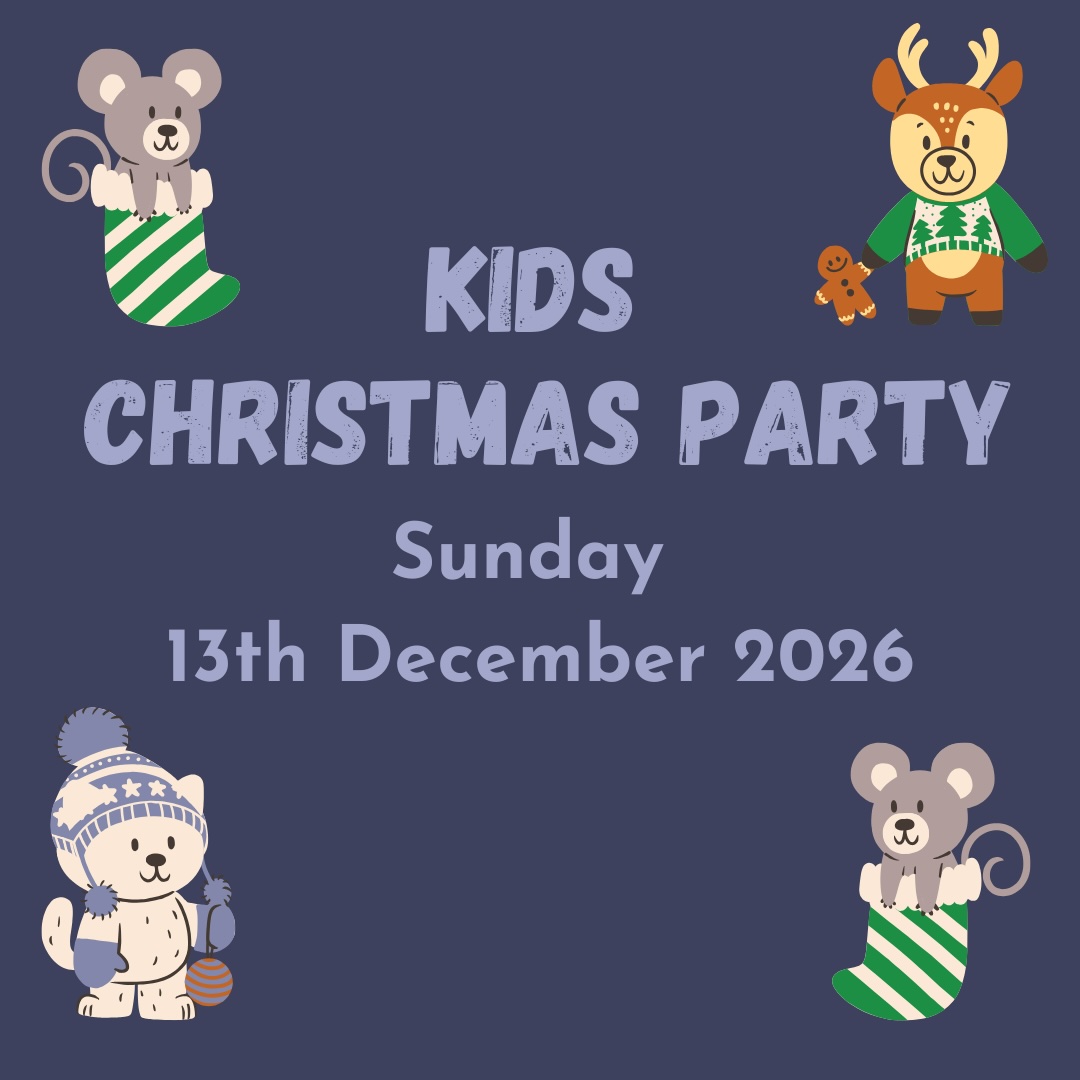 Kids Christmas Party poster for 13 December 2026